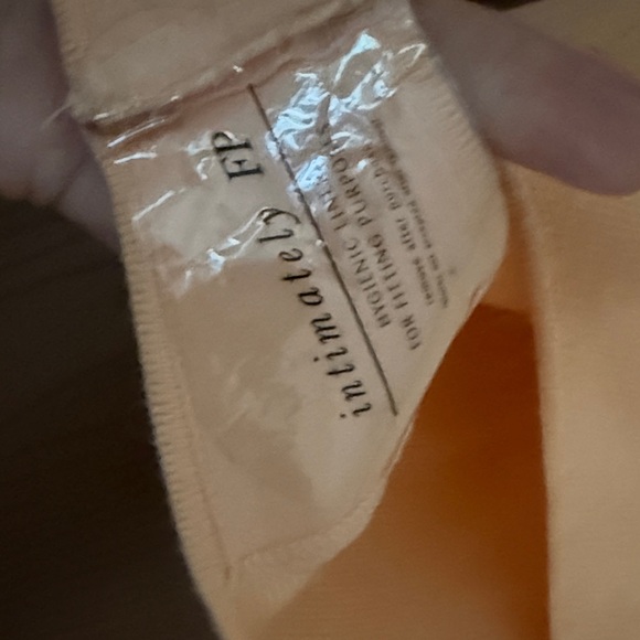 Free People Peach Long Sleeve Bodysuit with embroidery on sleeves - Picture 6 of 16